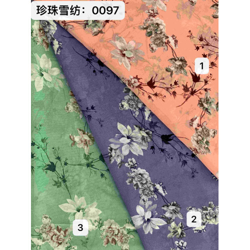 Chiffon Printed Fabric-0097