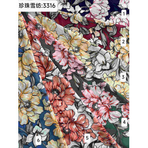 Chiffon Printed Fabric-3316
