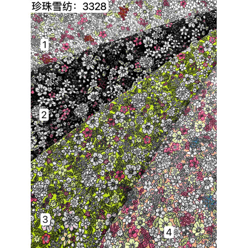 Chiffon Printed Fabric-3328