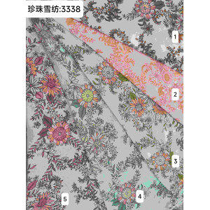 Chiffon Printed Fabric-3338