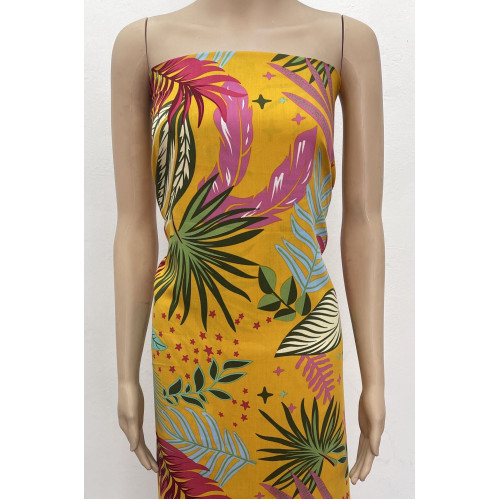 45Sレーヨンプリント生地-491498