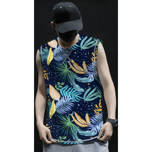 45Sレーヨンプリント生地-491498