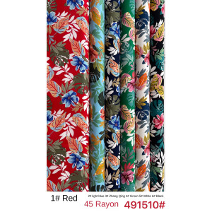 45S Rayon Printed Fabric-491510
