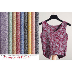 45S Ткань с набивным рисунком из рэйона-491514