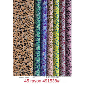 45Sレーヨンプリント生地-491538