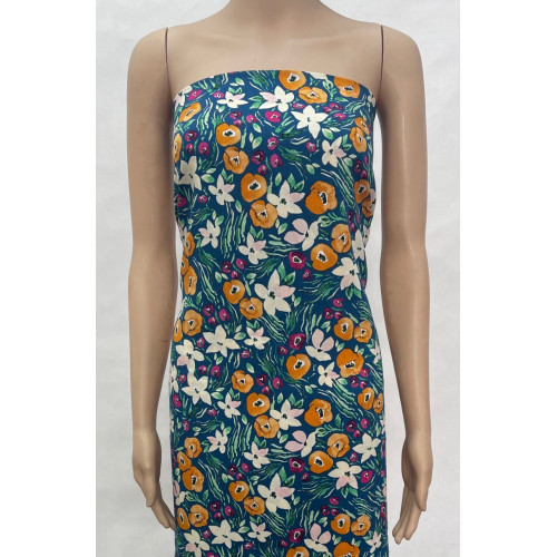 45Sレーヨンプリント生地-491544