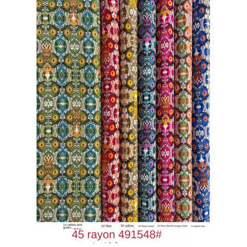 45S Ткань с набивным рисунком из рэна-491548