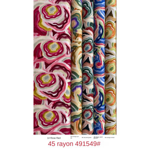 45Sレーヨンプリント生地-491549