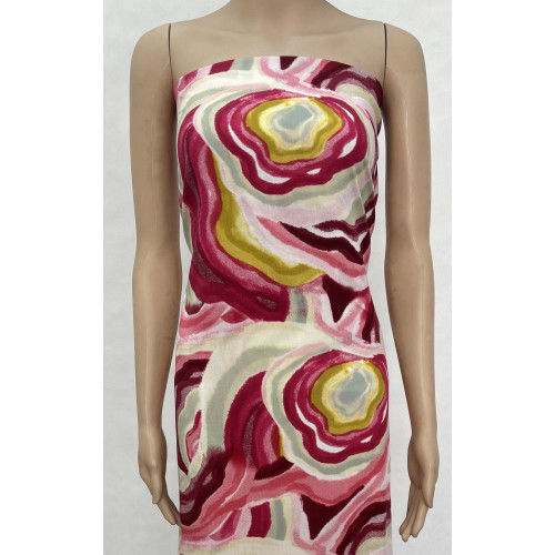 45Sレーヨンプリント生地-491549