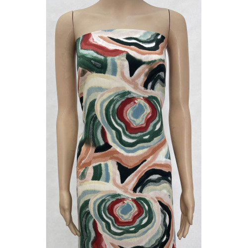 45Sレーヨンプリント生地-491549