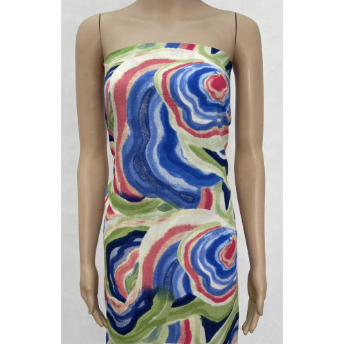 45Sレーヨンプリント生地-491549