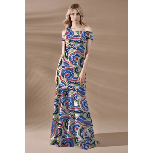 45Sレーヨンプリント生地-491549