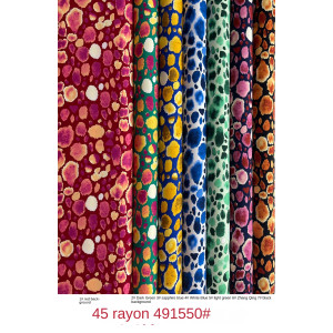 45Sレーヨンプリント生地-491550