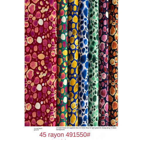 45Sレーヨンプリント生地-491550