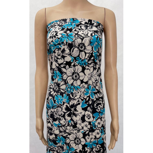 45Sレーヨンプリント生地-491579