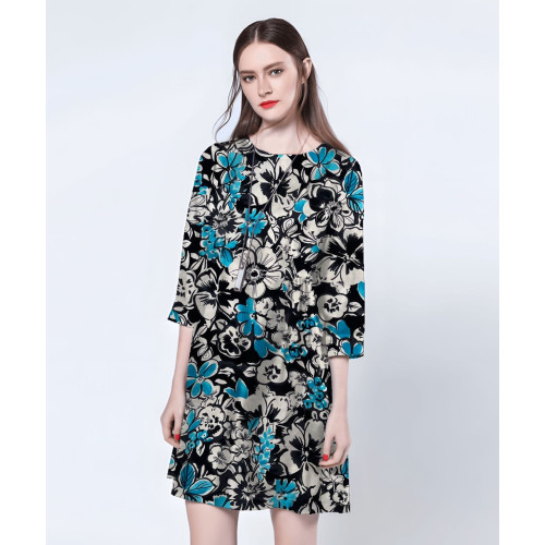 45Sレーヨンプリント生地-491579